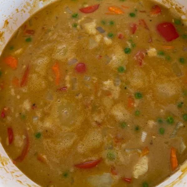 Yellow Curry Chicken with Jasmine Rice