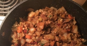 Sausage Hash With Apples & Sage