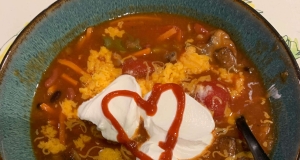 Pub-Style Vegetarian Chili