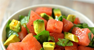 Avocado Watermelon Salad