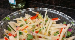 Jicama Mango Salad with Cilantro and Lime