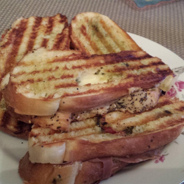 Prosciutto and Provolone Panini Sandwiches