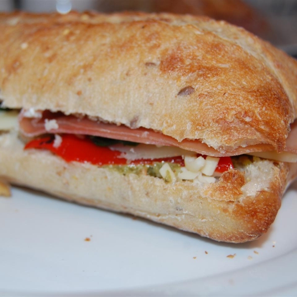 Prosciutto and Provolone Panini Sandwiches