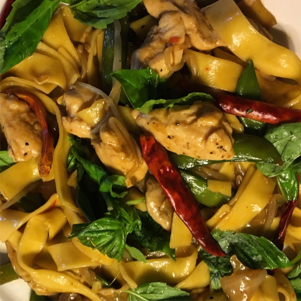 Pad Kee Mow (Drunkard's Noodles)