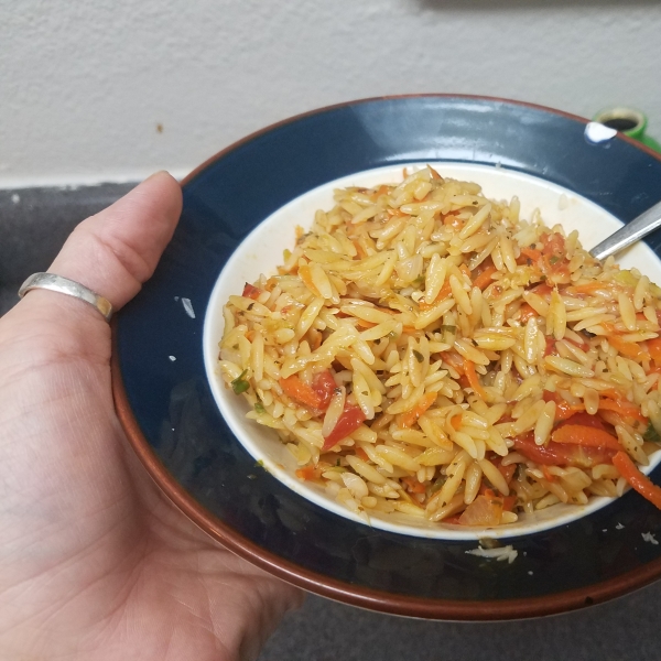Vegetarian Lime Orzo