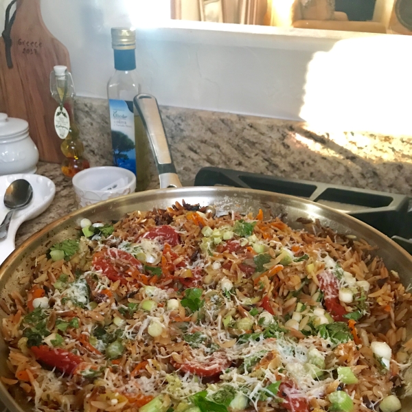 Vegetarian Lime Orzo