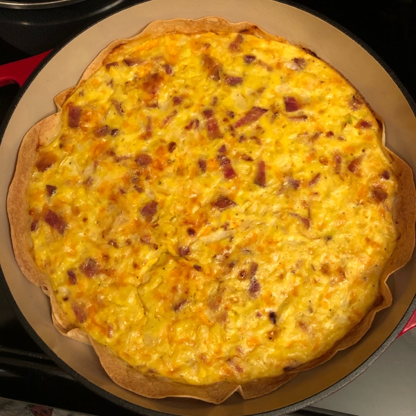 Bacon and Cheddar Cheese Quiche