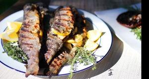 Grilled Whole Stuffed Trout