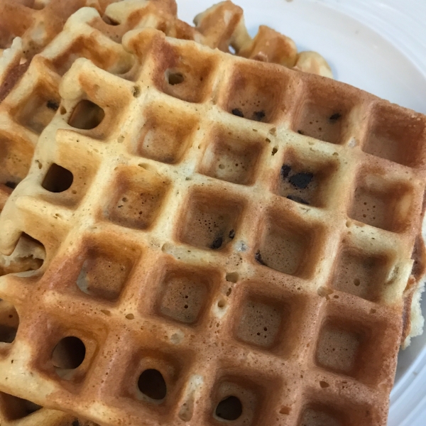 Candied SPAM® Waffles