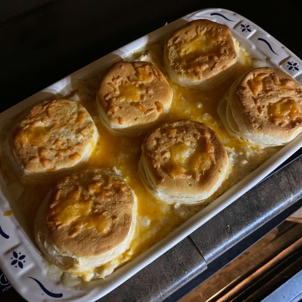 Creamed Chicken and Biscuits!