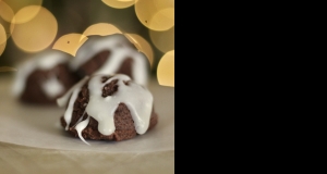 Hot Chocolate Cookies with Marshmallow Glaze