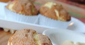 Orange Juice Muffins with Honey Spread