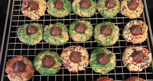 Mom's Peanut Butter Blossom Cookies