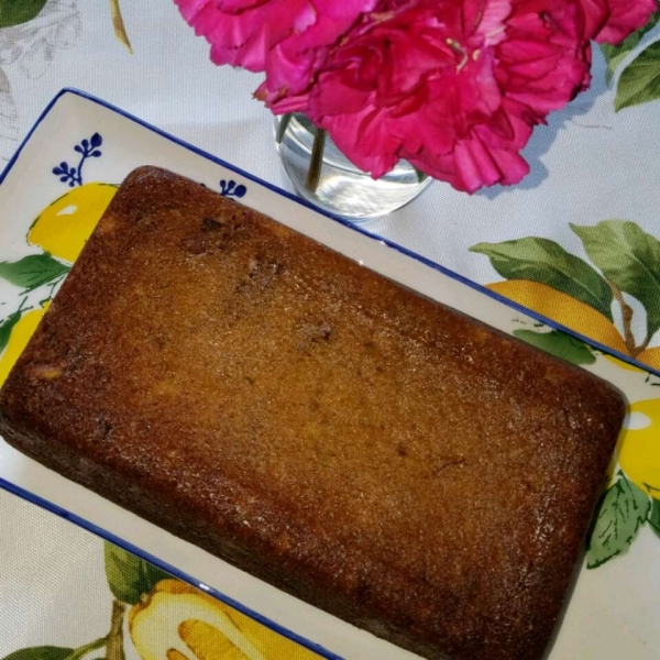 Simple Peanut Butter Banana Bread