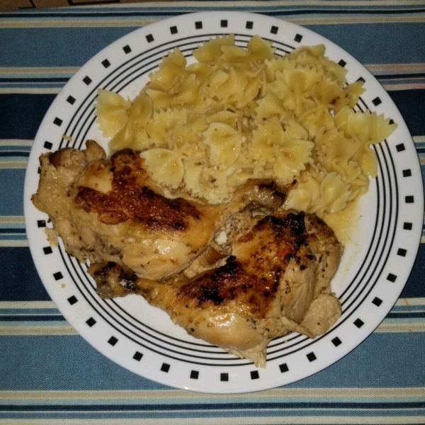 Slow Cooker Lemon Garlic Chicken