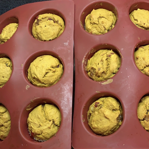 Cranberry Pumpkin Muffins