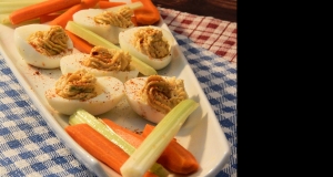 Buffalo Deviled Eggs