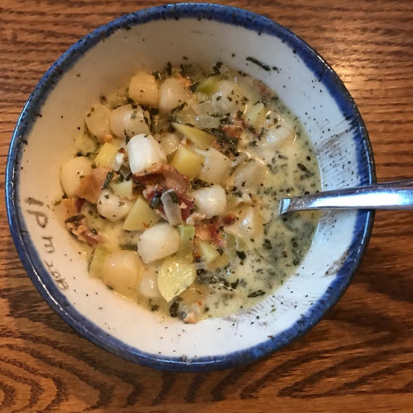 Chef John's Bay Scallop Chowder