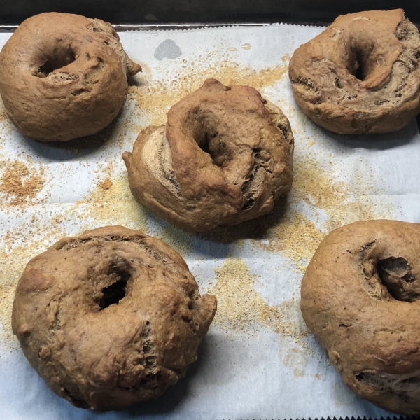 Pumpkin Spice Bagel