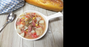 Grandma's Canned Corned Beef and Cabbage Soup