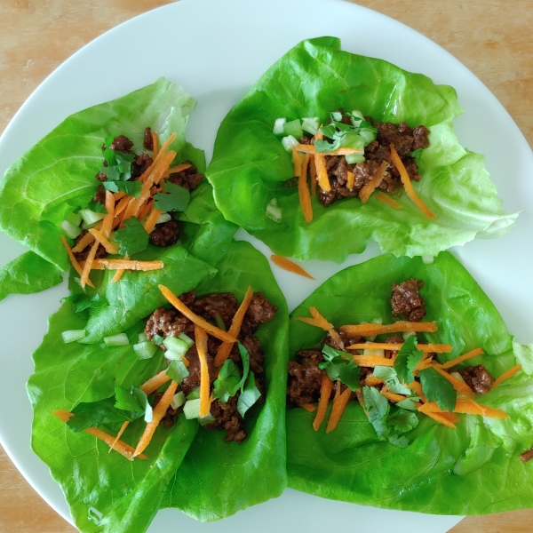 Asian Beef Lettuce Wraps