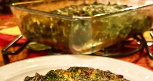 Cheesy Spinach Squares