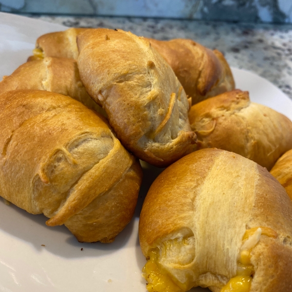 Ham and Cheese Crescent Roll-Ups