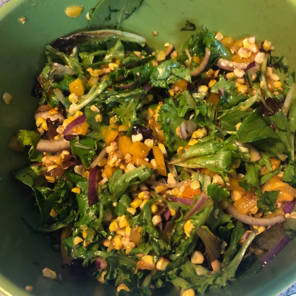 Roasted Corn and Heirloom Tomato Salad