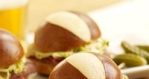 Pretzel Reuben Sandwich