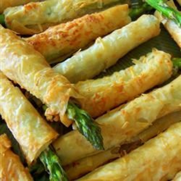 Phyllo-Wrapped Asparagus