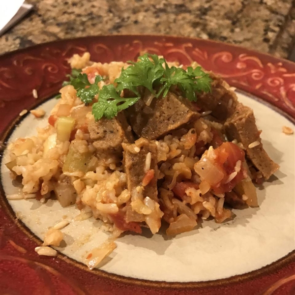 Slow Cooker Jambalaya (Vegan)
