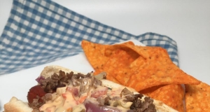 Philly Cheese Steak Dog