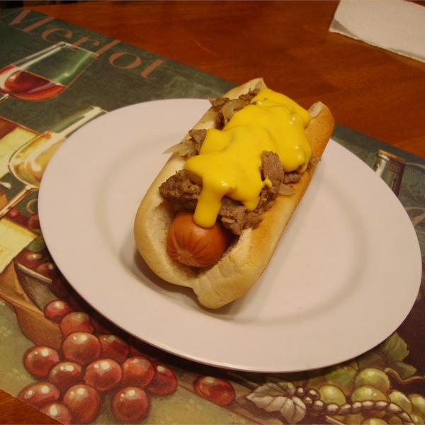 Philly Cheese Steak Dog