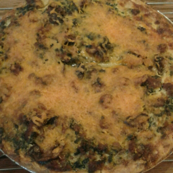 Hamburger Spinach Quiche