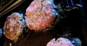 Goat Cheese-Stuffed Lamb Burgers