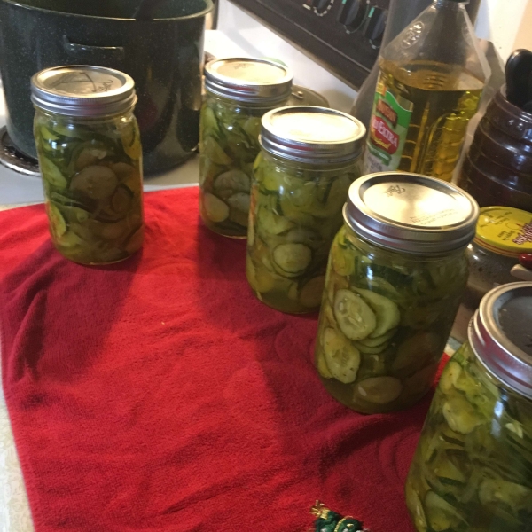 Refrigerator Bread and Butter Pickles