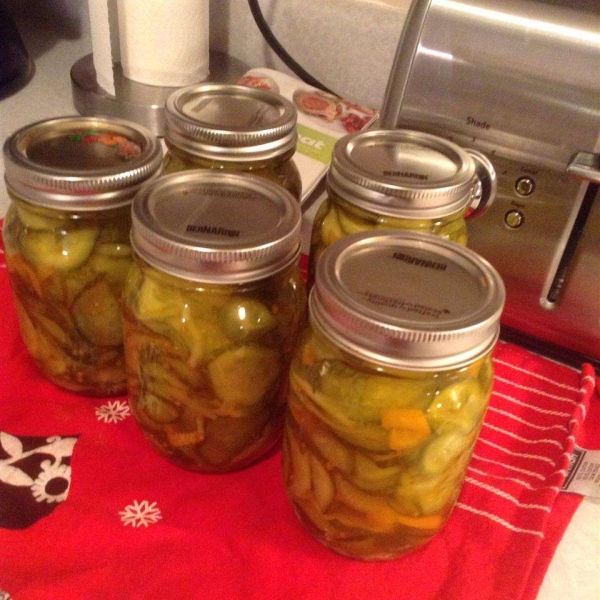 Refrigerator Bread and Butter Pickles