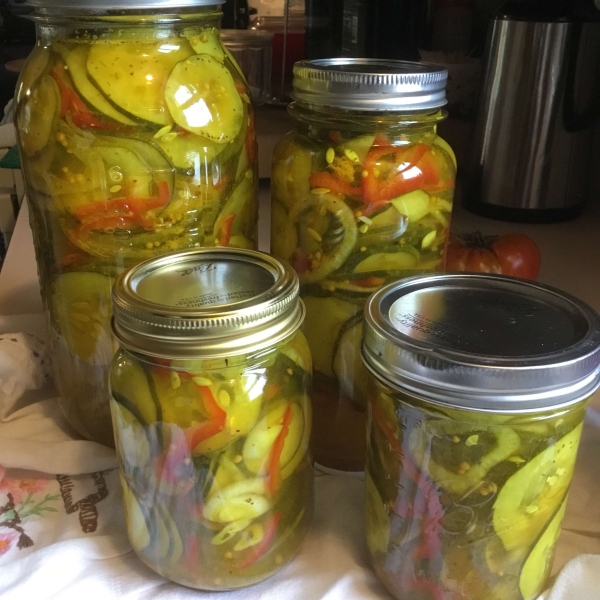 Refrigerator Bread and Butter Pickles