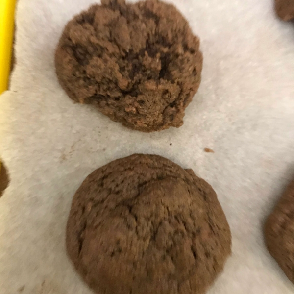 Eggless Chocolate Peanut Butter Cookies