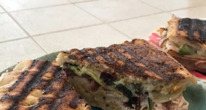 Turkey and Bacon Panini with Chipotle Mayonnaise
