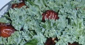 Kale-Wrapped Dates with Almonds