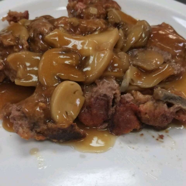 Best Ever Meatloaf with Brown Gravy