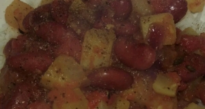 Kashmiri-Style Kidney Beans with Turnips