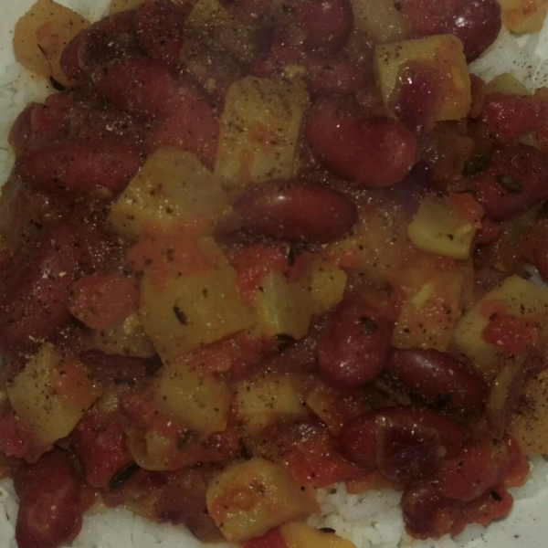 Kashmiri-Style Kidney Beans with Turnips