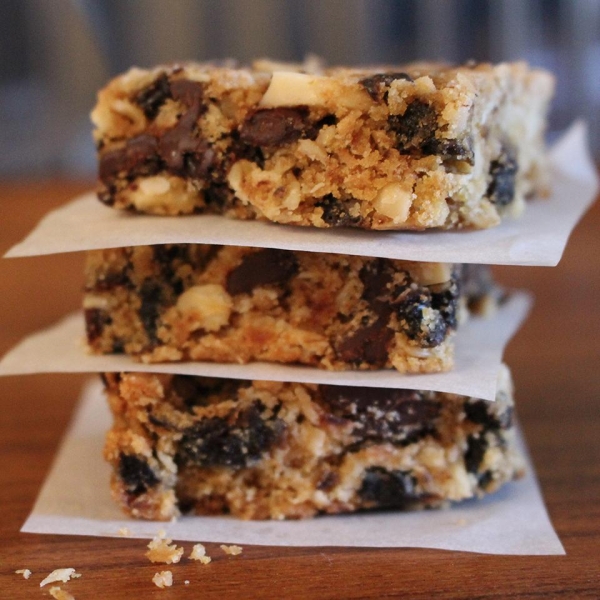 Coconut-Chocolate Prune Bars