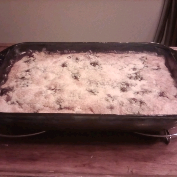 Peach and Blueberry Cobbler