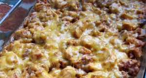 BBQ Chicken Cornbread Bake