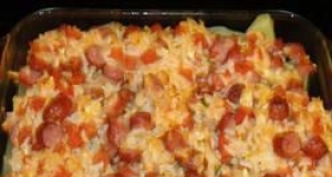 Zucchini Casserole with Mint and Parsley