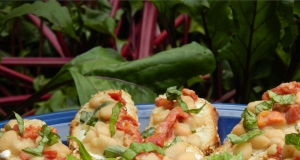 Red, White, and Blue Bruschetta