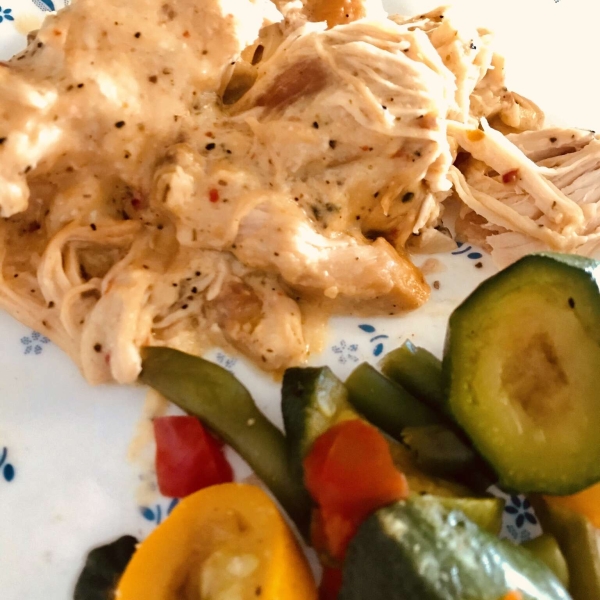 Creamy Italian Slow Cooker Chicken